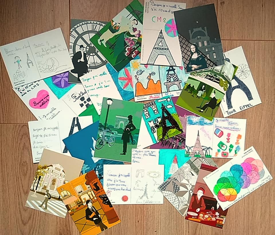 Les cartes postales écrites par les enfants de Franconville, Saint-Leu et Saint-Pri