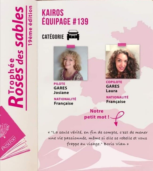 Equipage Kairos - Josy et Laura