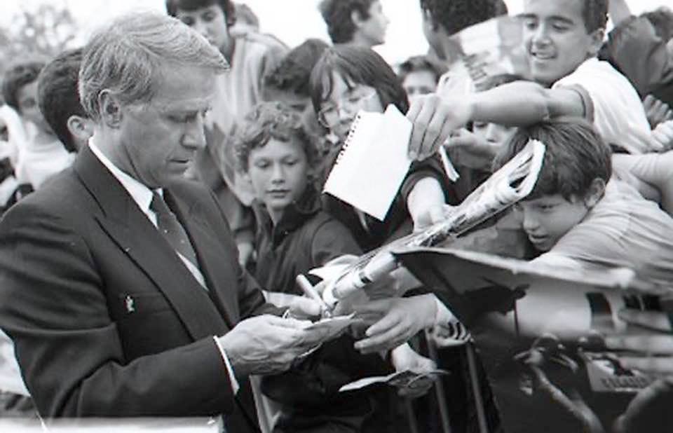 Michel Hidalgo - inauguration du stade à Saint-Gratien
