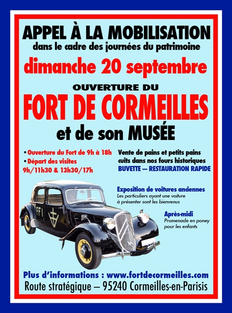 visite du fort de Cormeilles en Parisis - journées du patrimoine