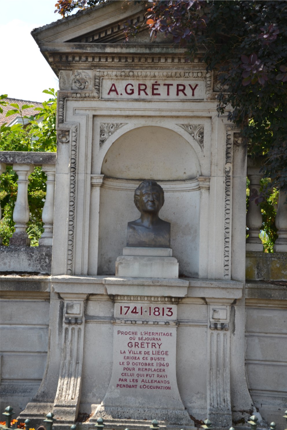Buste de André Ernest Modeste Grétry