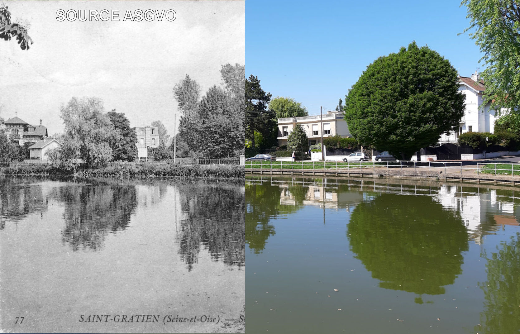 Montage hier et aujourd'hui - association ASGVO