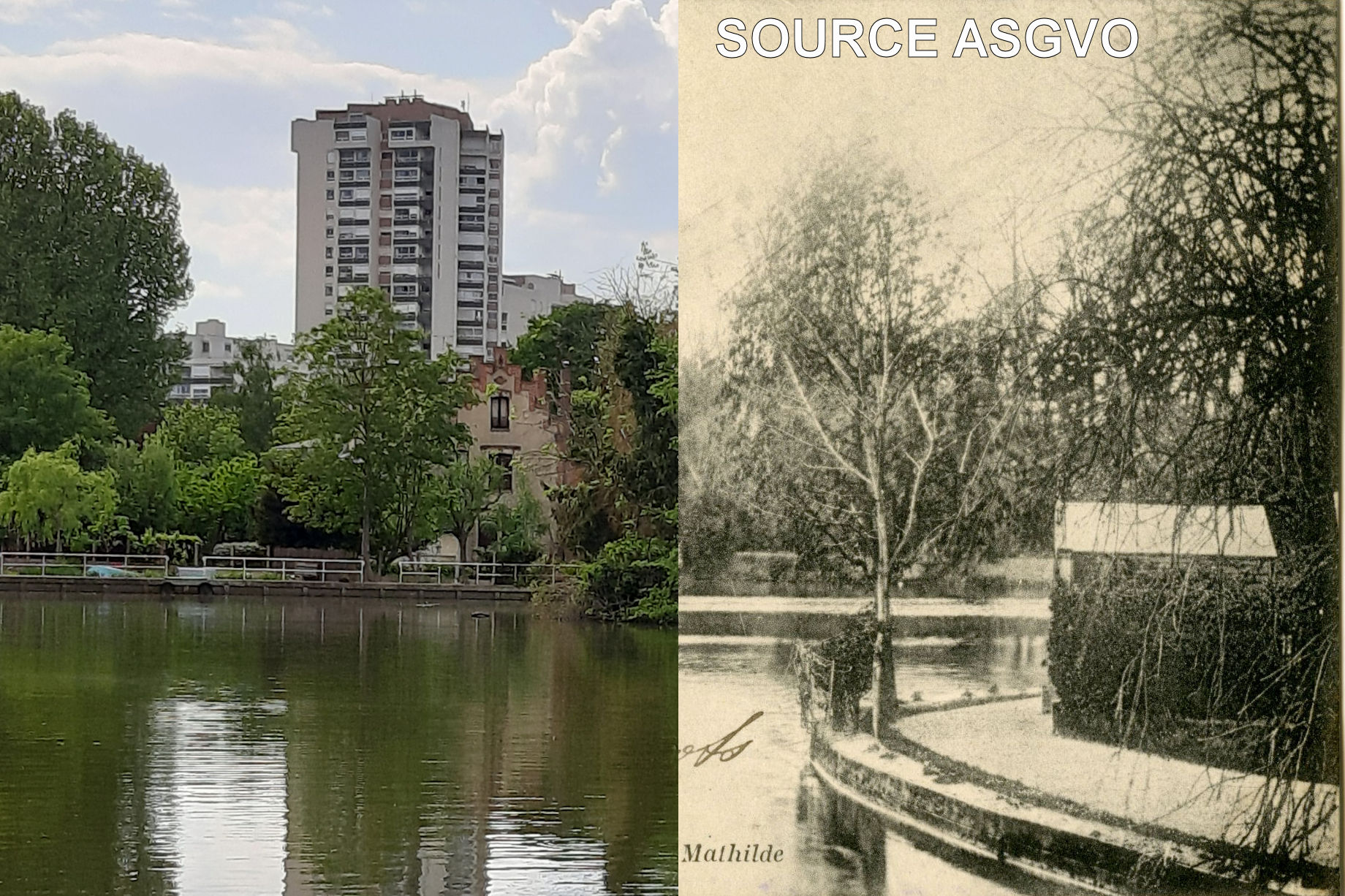 Montage hier et aujourd'hui - association ASGVO