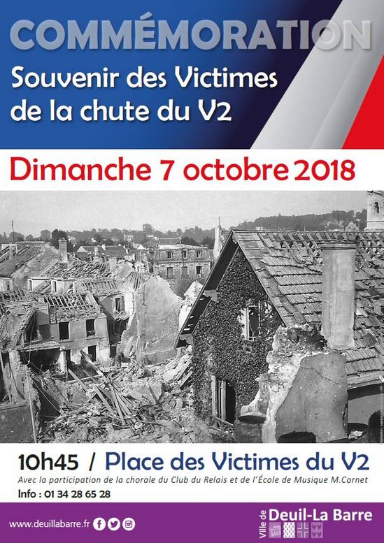 Commémoration Souvenir des Victimes de la chute du V2