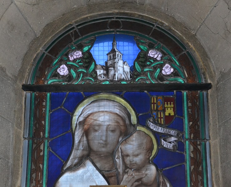 Vitrail de l'église Sainte-Madeleine de Franconville