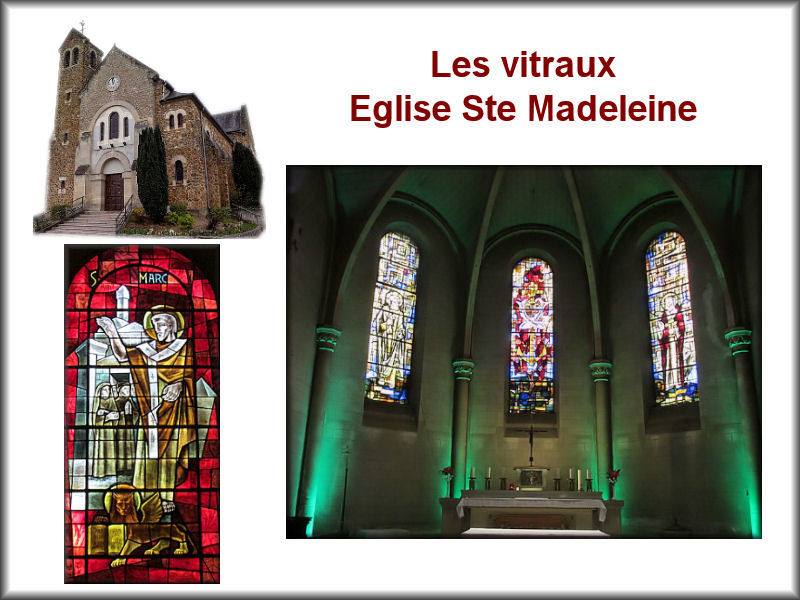 Les vitraux de l'église Sainte-Madeleine de Franconville