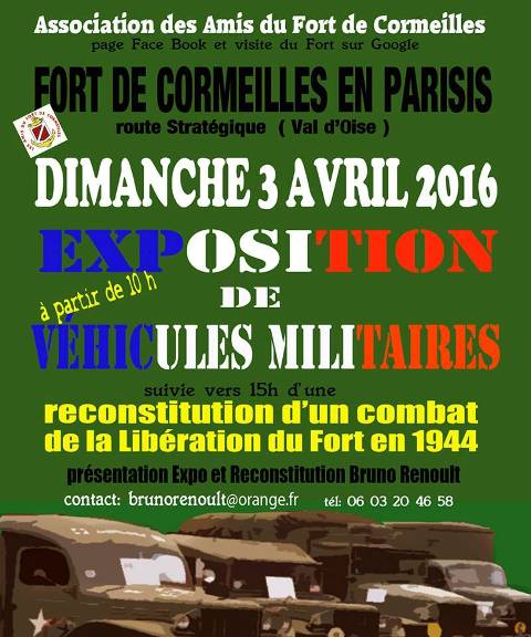 FORT DE CORMEILLES EN PARISIS 3 AVRIL 2016