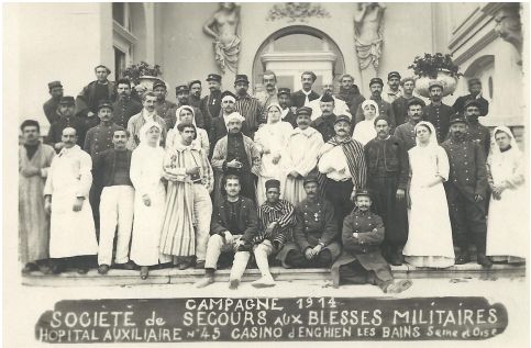 hopital enghien 1ere guerre mondiale