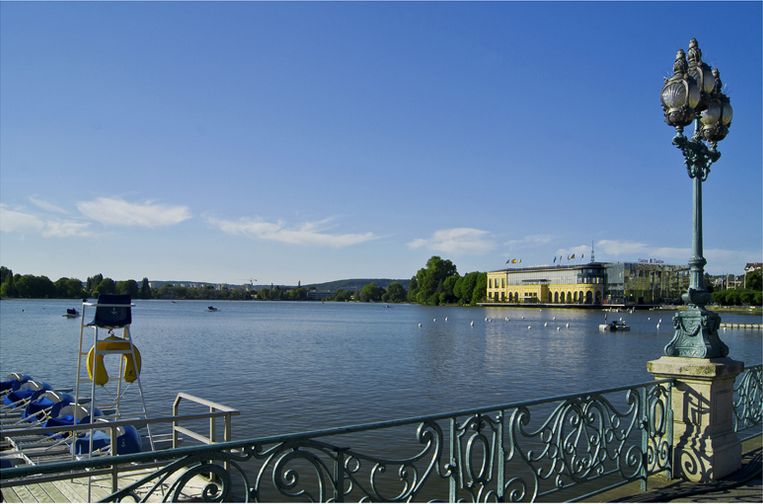 Le lac et le Casino d'Enghien