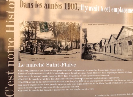 Panneau historique dans Ermont