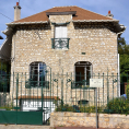 La villa Guimard à Eaubonne : le style du célèbre architecte facilement reconnaissable.