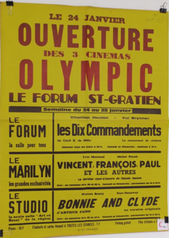 Ouverture de l'Olympic (source ASGVO)