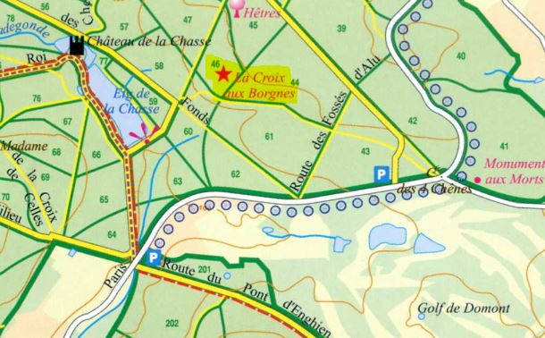 Plan Croix au Borgne