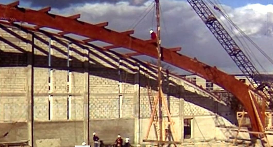 Conctruction de la patinoire et piscine de Franconville