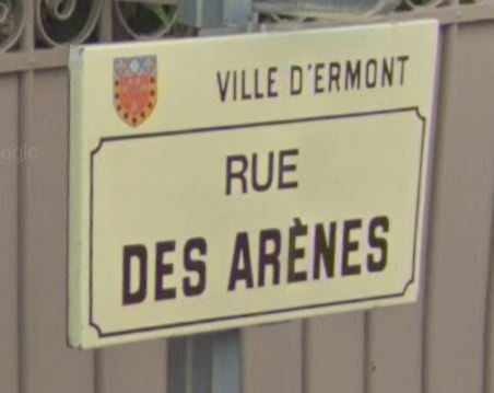 Rue des arènes à Ermont