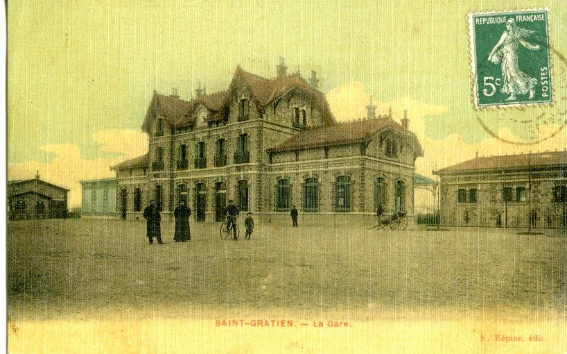 La gare de Saint-Gratien (issu site internet asgvo)