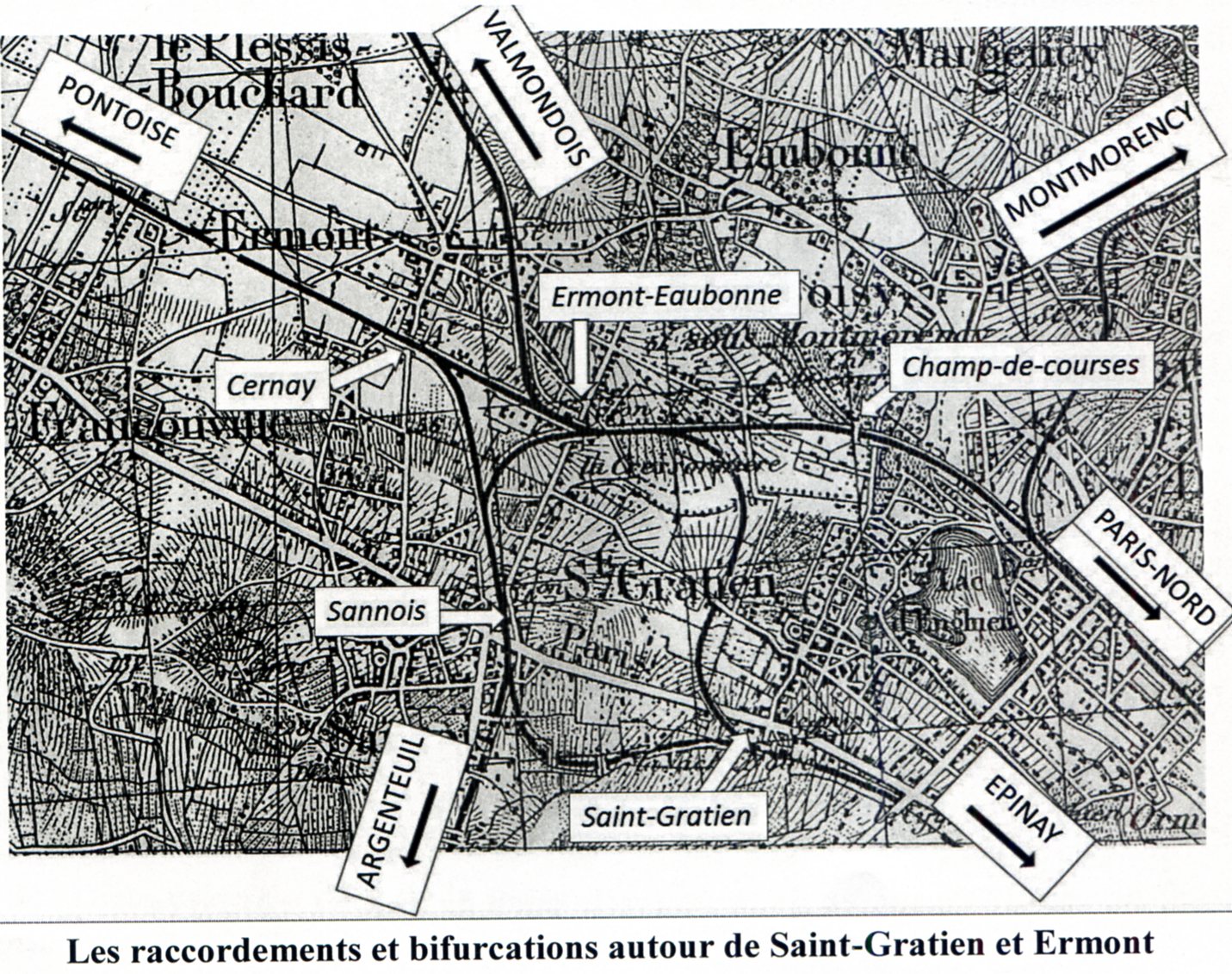 Carte extraite de Aimons Saint gratien en VO - n°17