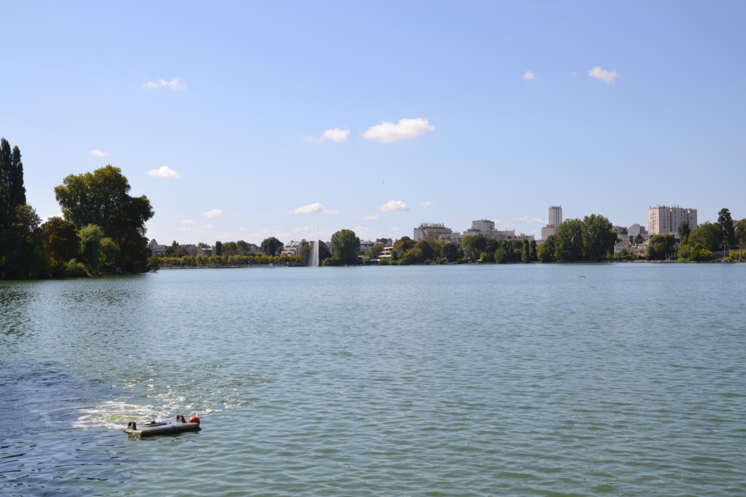 Vue sur le lac d'Enghien