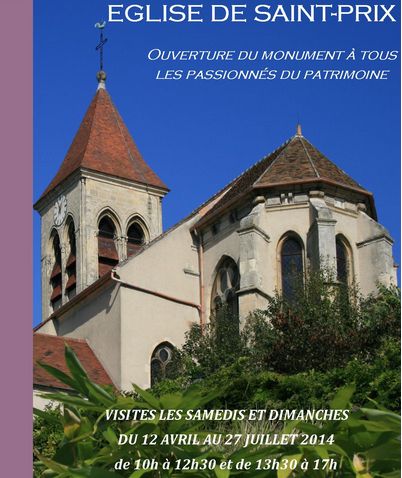 visite de l'église de saint-prix