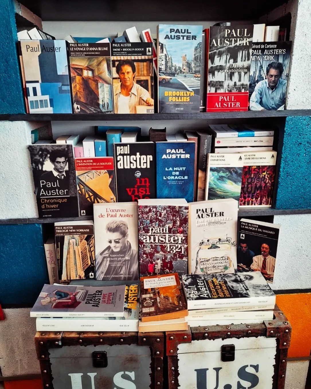 Espace Pierre Lecut - table spéciale Paul Auster