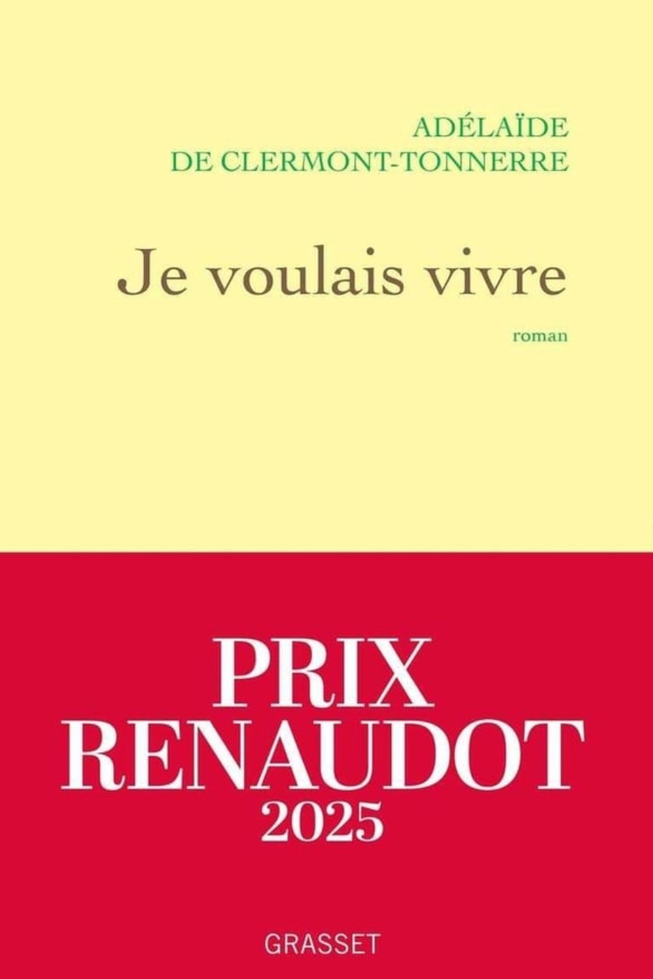 LIVRE Je voulais vivre