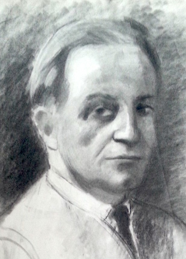 Autoportrait d'Albert Huyot