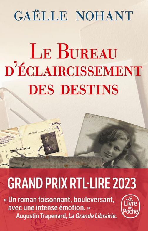 LIVRE Le bureau d'éclaircissement des destins