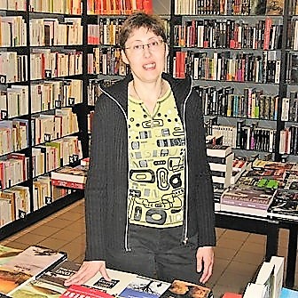 Sophie de la librairie Pierre Lecut à Ermont