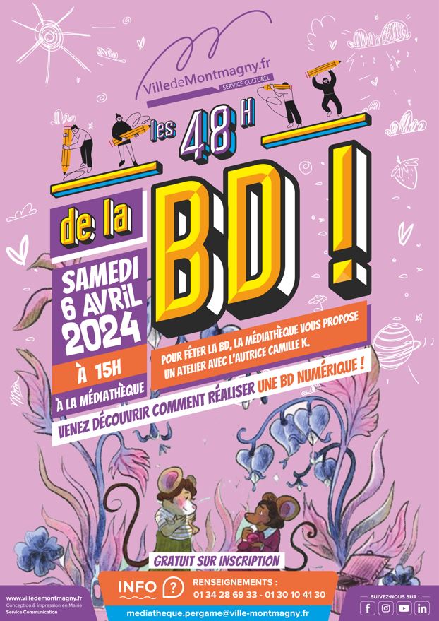 48h de la BD - Atelier avec Camille K