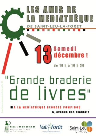 BRADERIE LIVRES SAINT LEU LA FORET