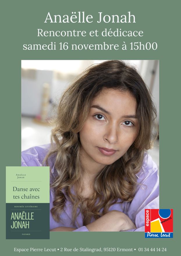 Rencontre dédicaces avec Anaëlle Jonah - Ermont