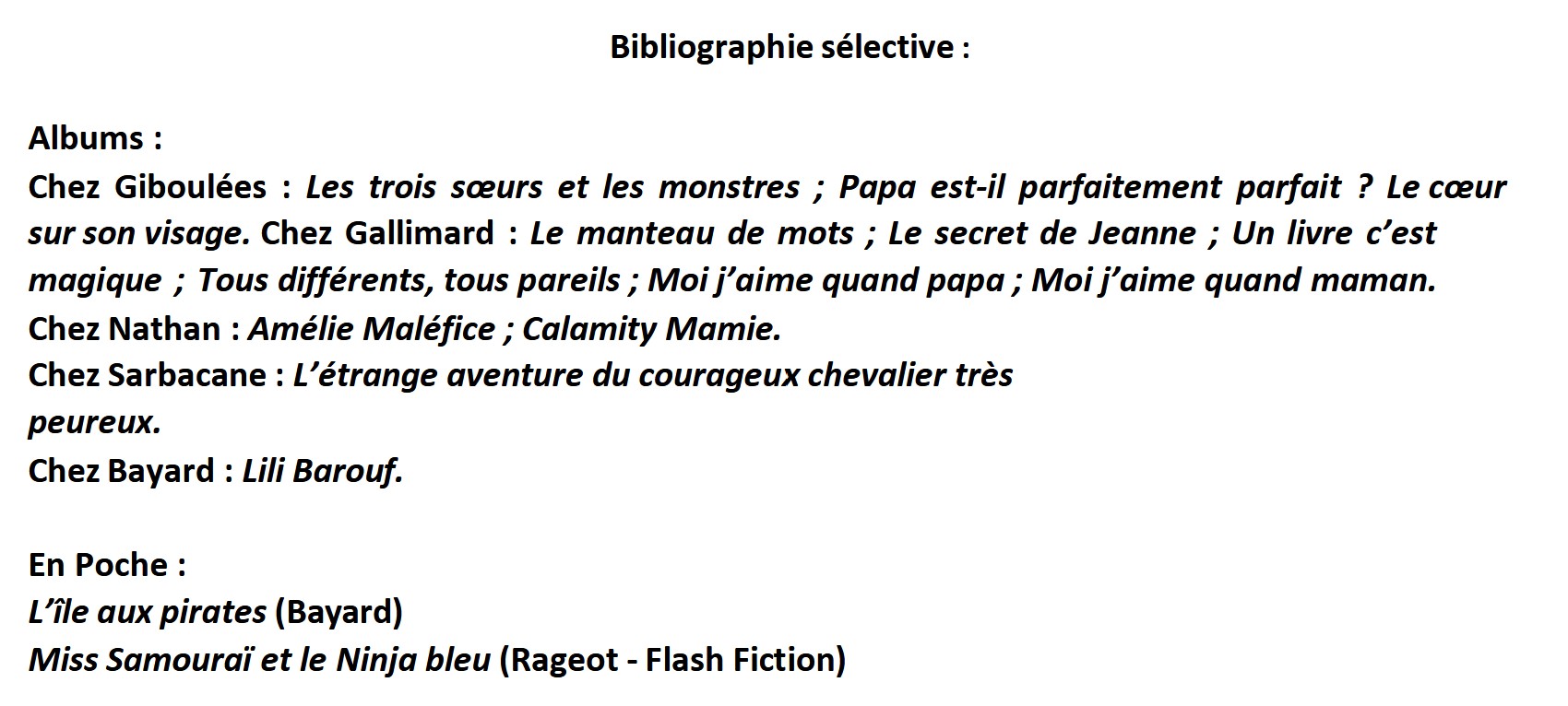 Bibliographie Arnaud Alméras Bibliographie Arnaud Alméras