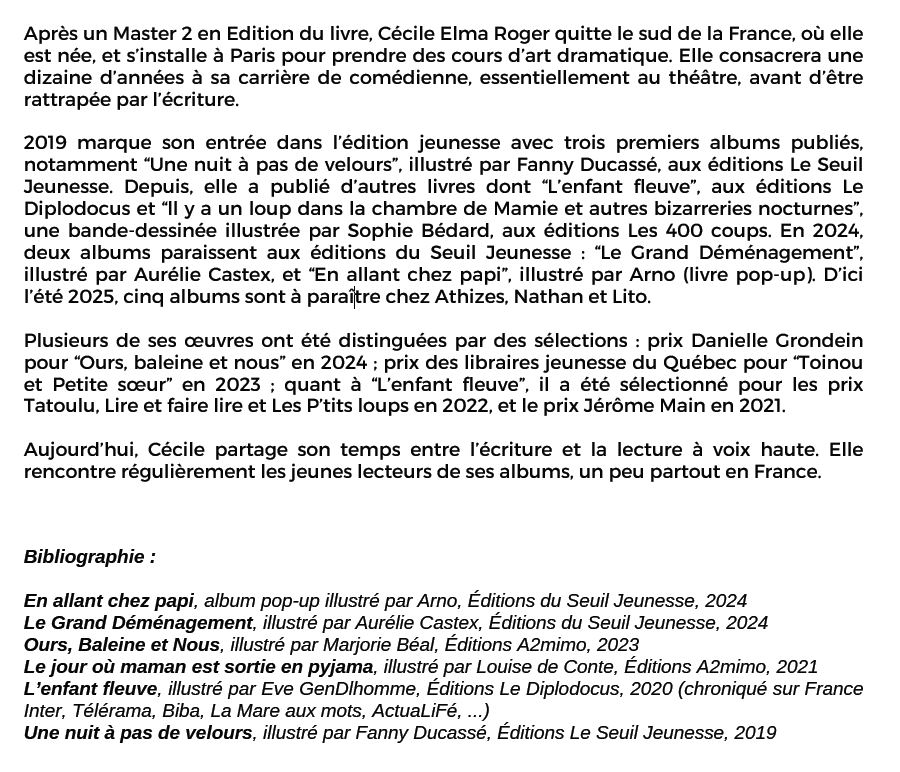 Biographie Cécile Elma Roger
