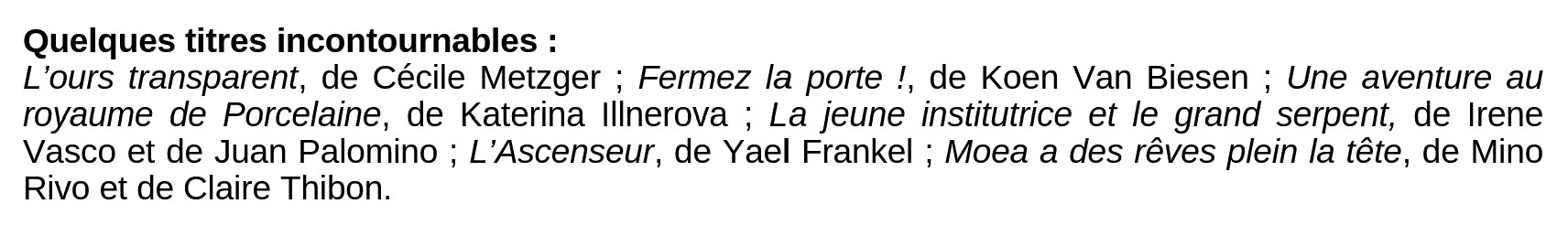 Bibliographie Cyprienne Kemp
