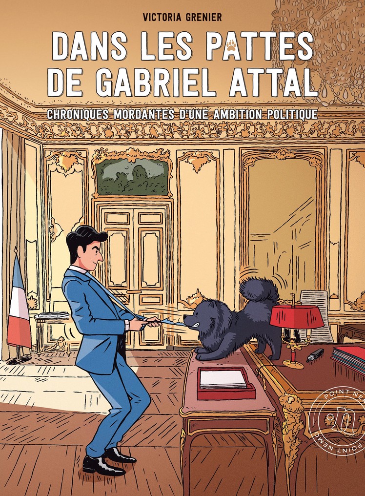 BD Dans les pattes de Gabriel Attal 