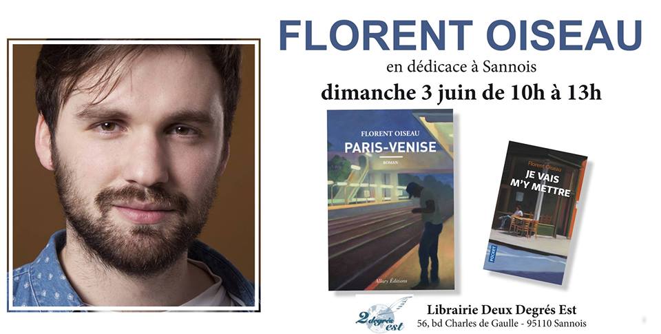 Séance dédicaces de Florent Oiseau à Sannois