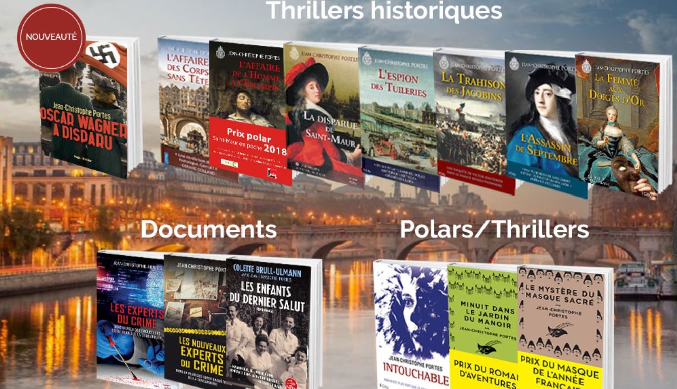 Les livres de Jean-Christophe Portes (extrait site internet de l'auteur)