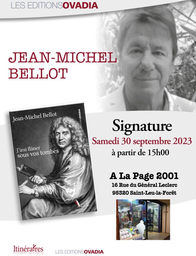 Séance dédicaces Jean-Michel Bellot
