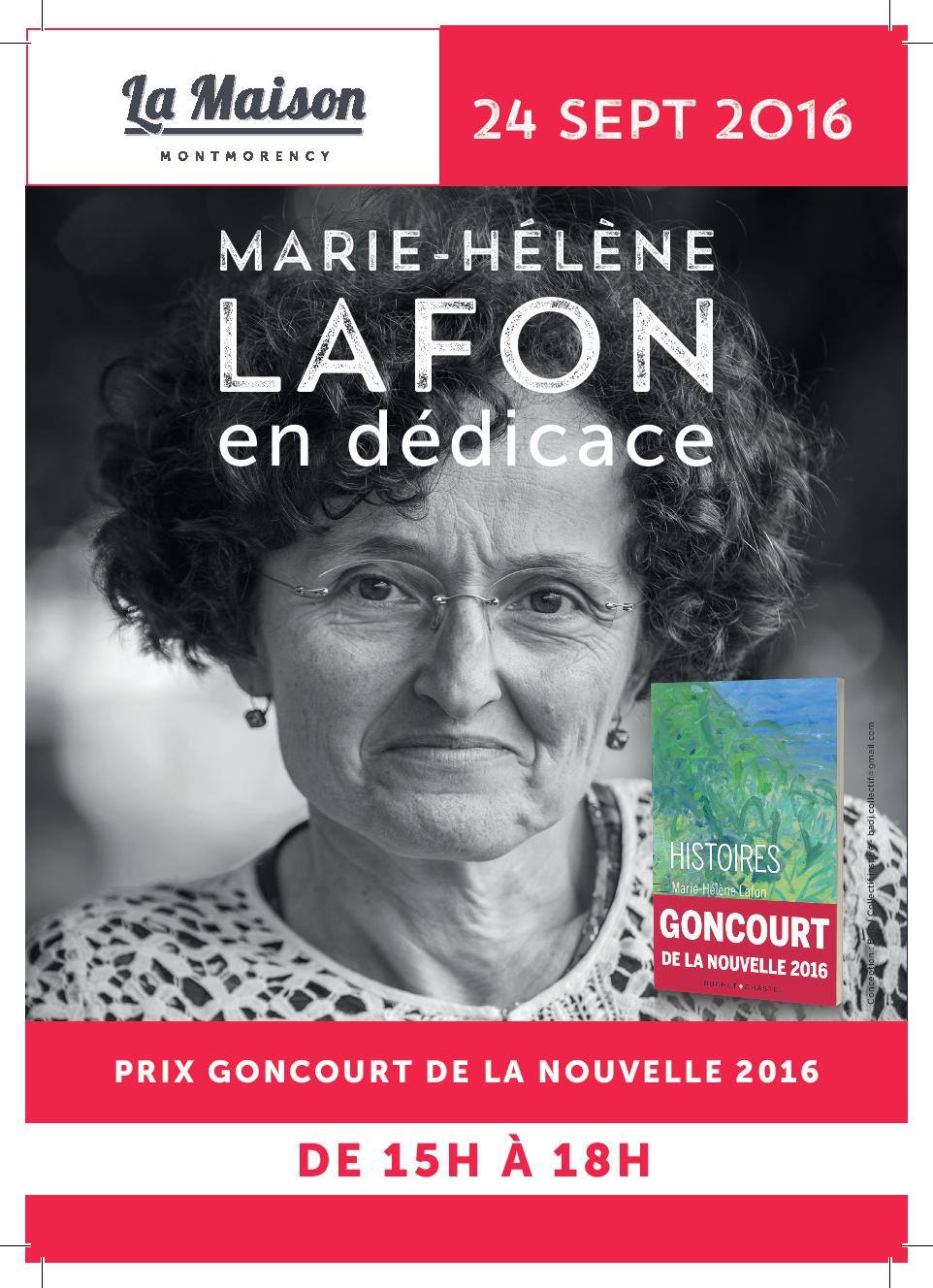 Marie-Hélène Lafon en dédicace