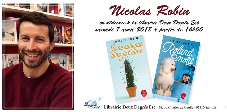 Dédicaces de Nicolas Robin à Sannois