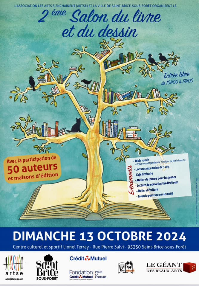Salon du Livre et du Dessin - Saint-Brice-sous-Forêt - 2024