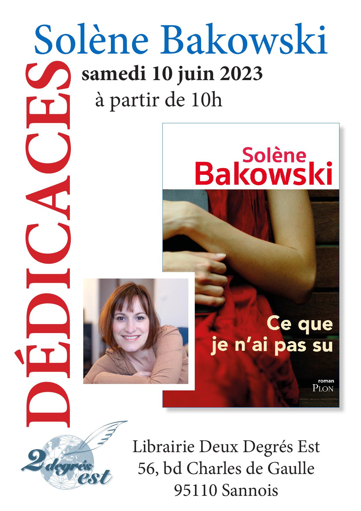 Dédicaces Solène Bakowski