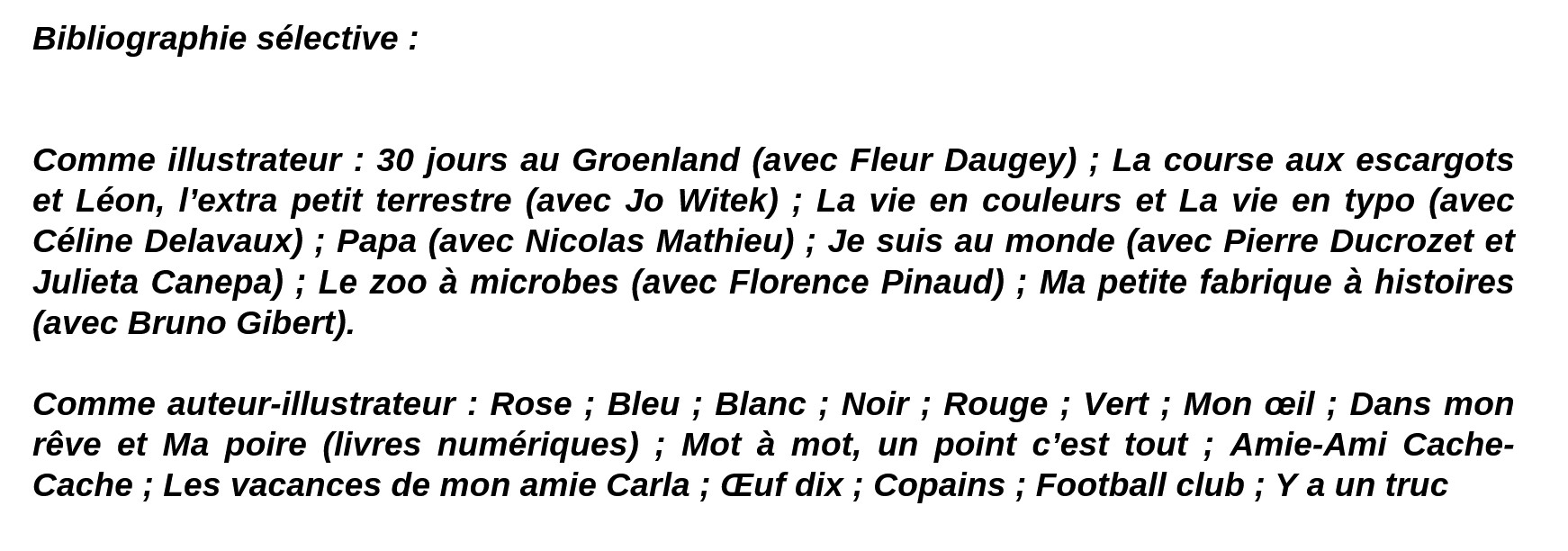 Bibliographie Stéphane Kiehl Bibliographie Stéphane Kiehl