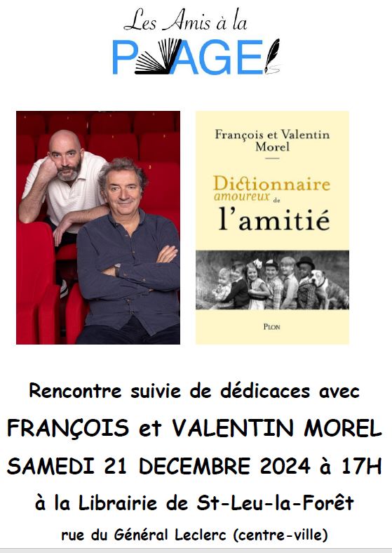RENCONTRE DEDICACES François Valentin Morel