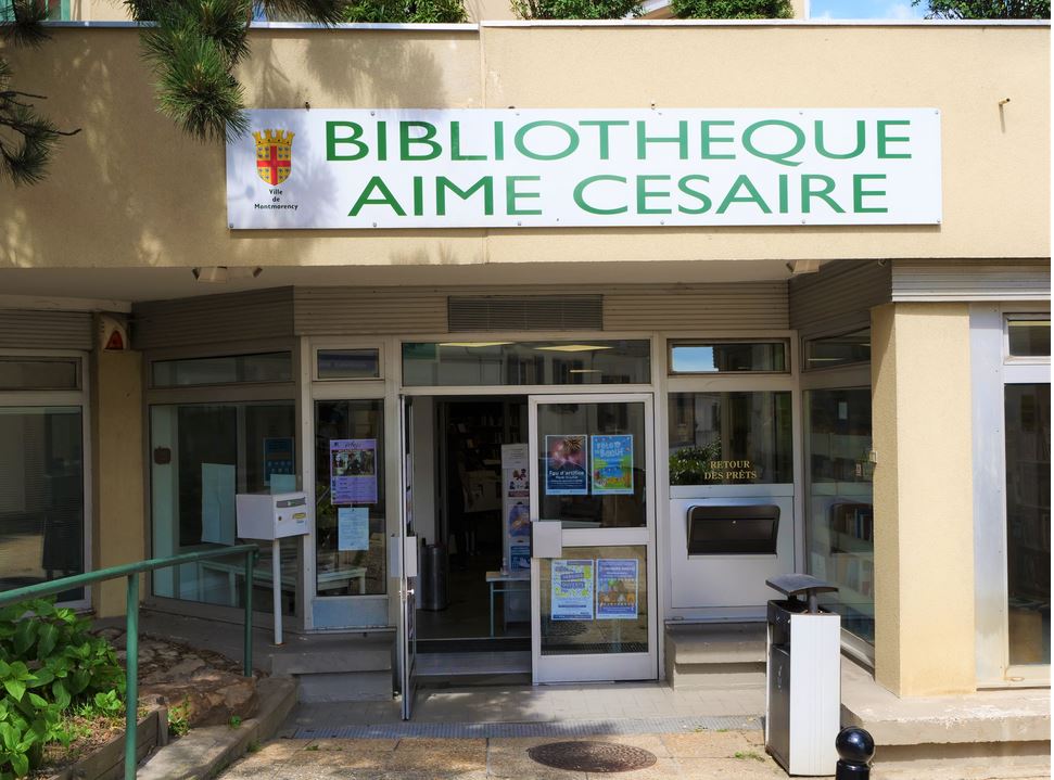Bibliothèque Aimé Césaire Montmorency (photo issue site ville Montmorency)