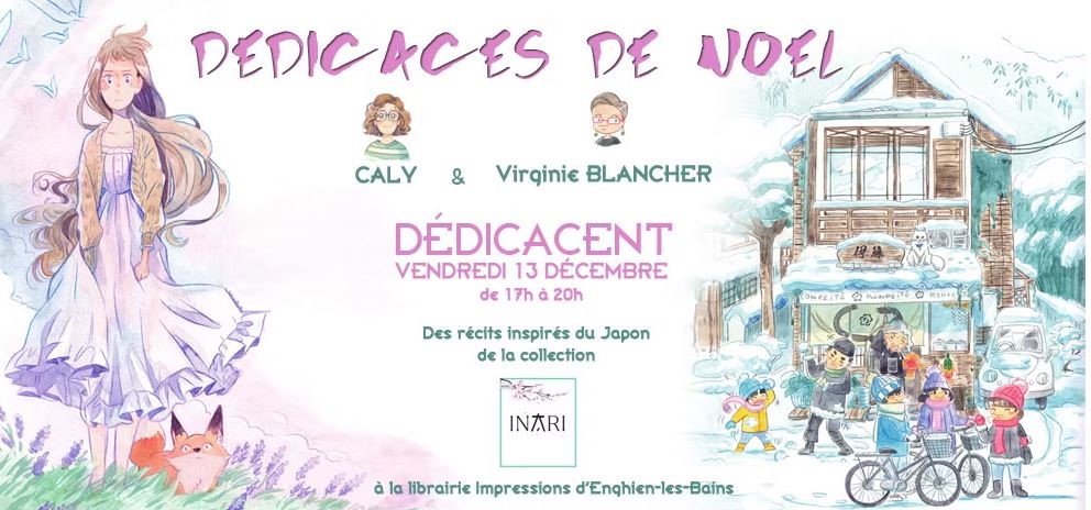 Dédicaces Caly et Virginie Blancher