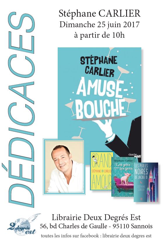 Séance dédicaces AMUSE BOUCHE de Stéphane Carlier