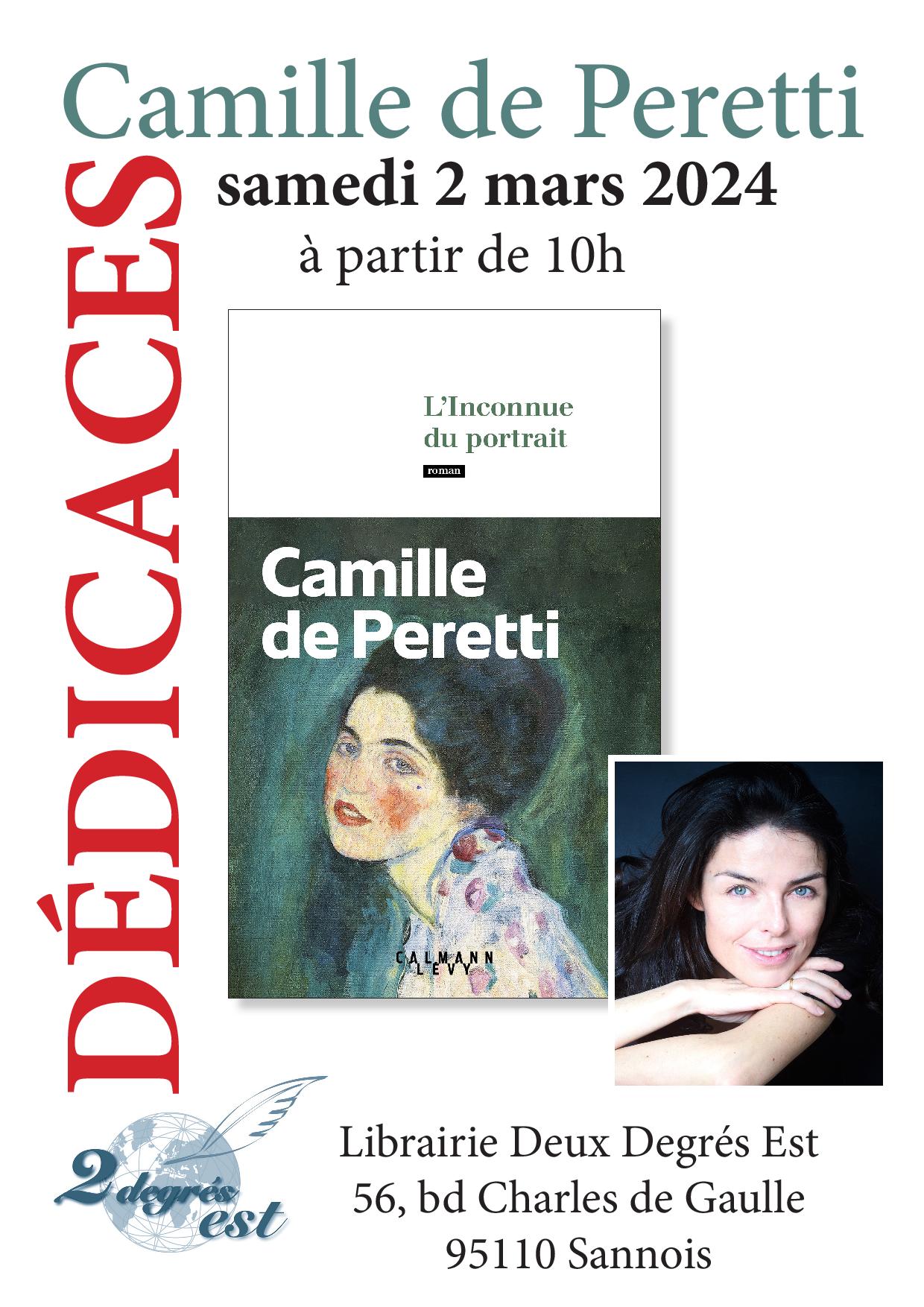 Séance dédicaces de Camille de Peretti à Sannois