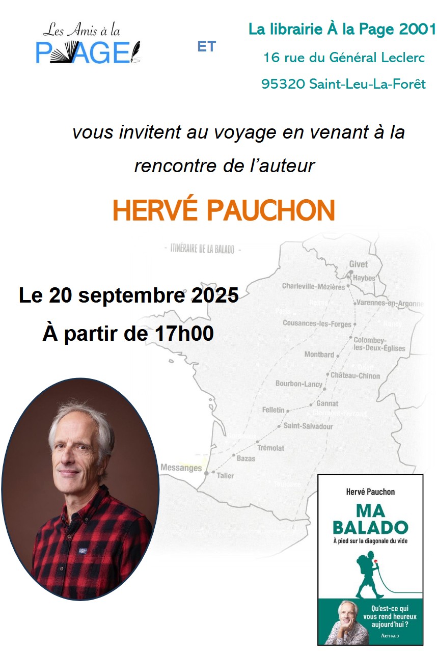 Rencontre avec Hervé Pauchon - Saint-Leu - 20 septembre 2025