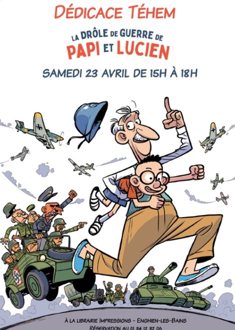 BD La drôle de guerre de Papi et Lucien